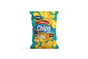 CBA Sneky chips vrúbkované solené 75 g